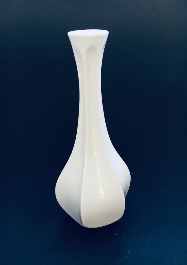 1960's Design Gerold Porzellan Bavaria White porcelain Vase