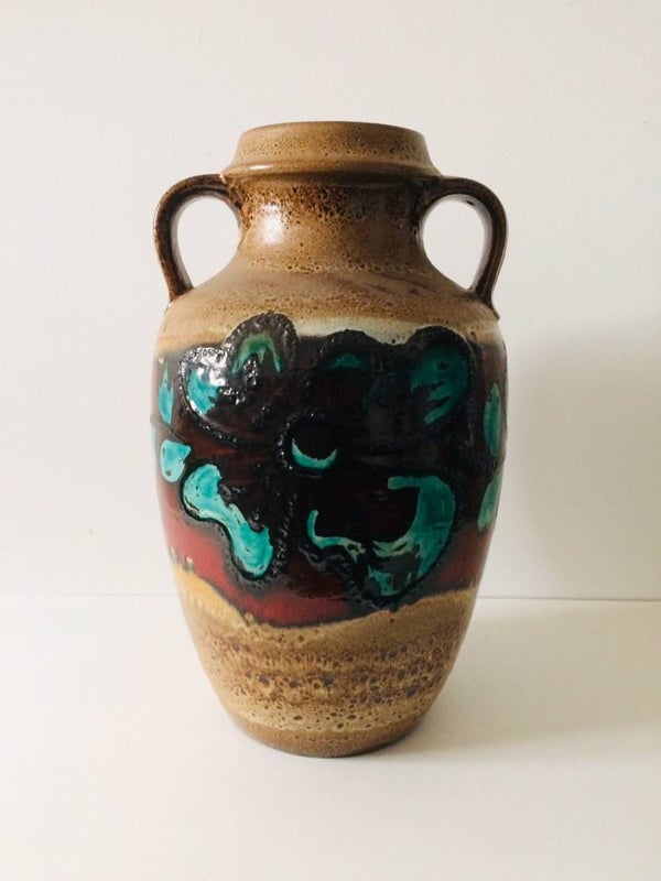 Vintage 1960's Design West Germany Pottery Carstens & Tönieshoff Keramic Vase 7050-50