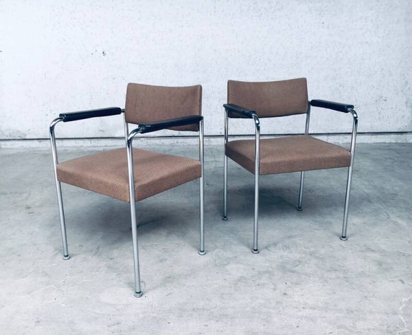1970's Suisse Design Office Chair set by Martin Stoll