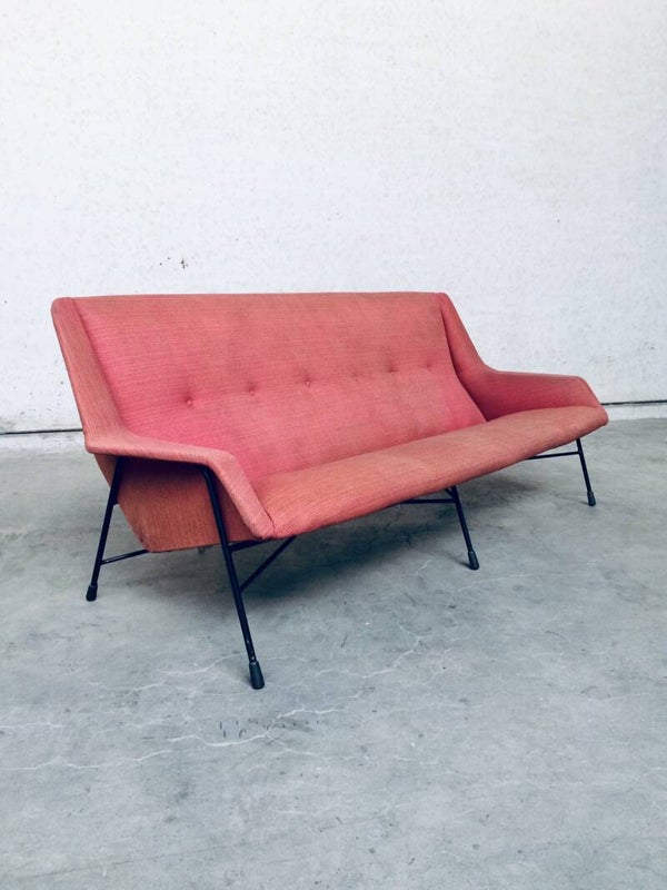 Original S12 Model 3 Seat Sofa by Alfred Hendrickx for Belform, Belgium 1958