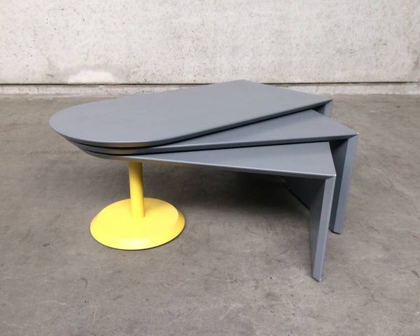 Postmodern Dutch Design Adjustable Coffee Table 1980's