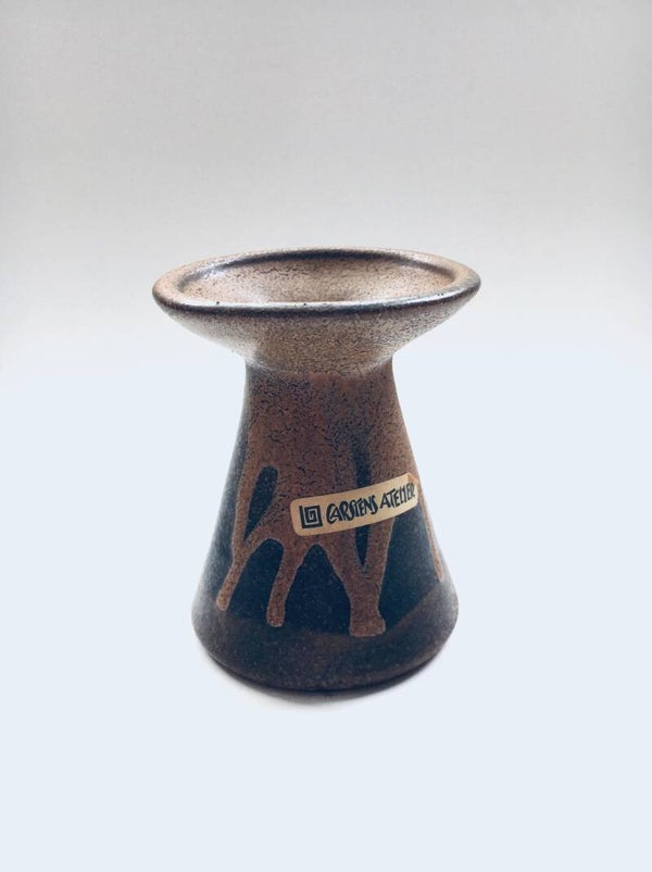 Midcentury Art Studio Pottery Pot by Carstens Atelier, West Germany 1960's