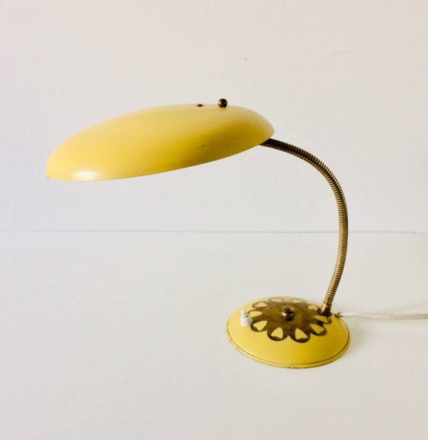 Vintage Midcentury Modern Space Age Design UFO Desk Lamp, Italy 1950's