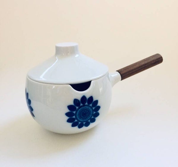 Midcentury Modern Design Novum Ceramic Sauce Serving Pan by Hutschen Reuther 1970's