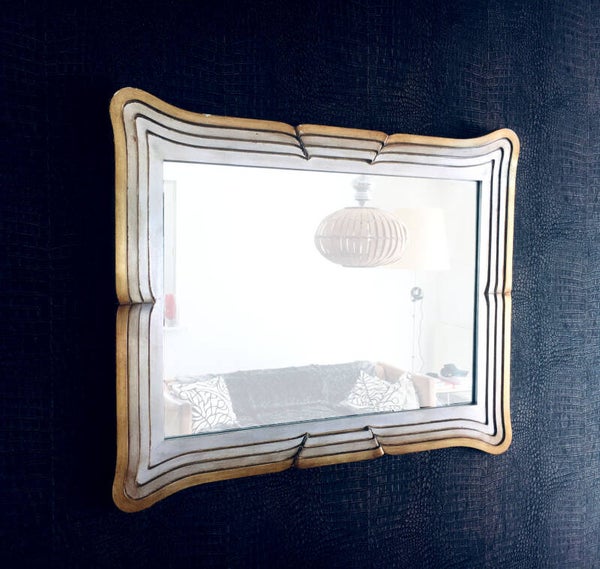 Hollywood Regency Style Design FOLDOUT Mirror by Deknudt Mirrors Belgium 1970's