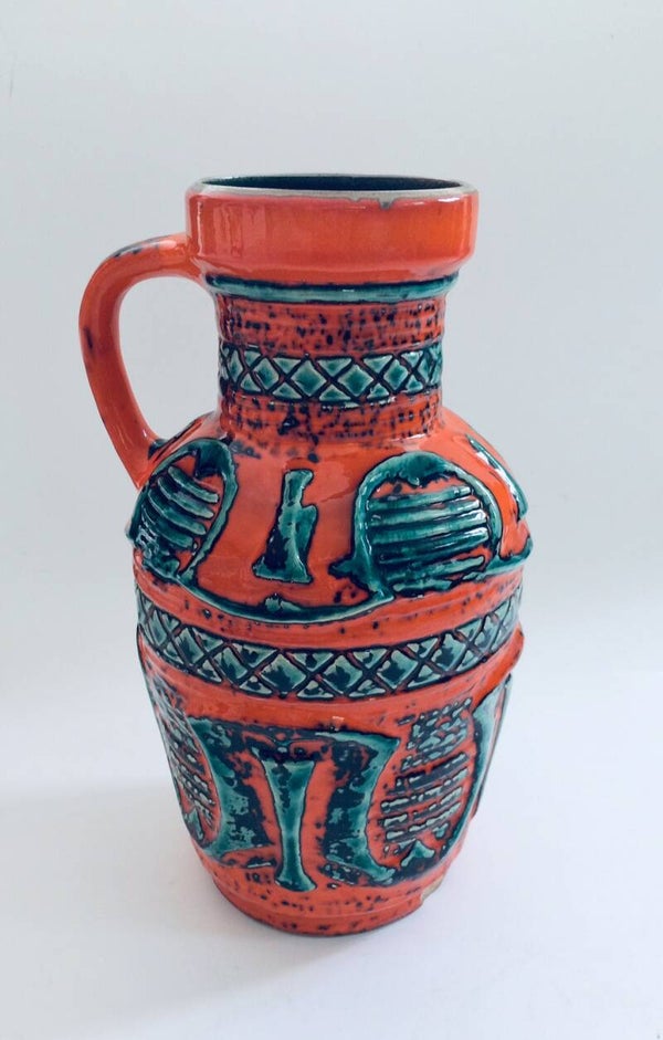 Vintage Art Pottery Ceramic 535/44 Vase by Spara, West Germany 1960's