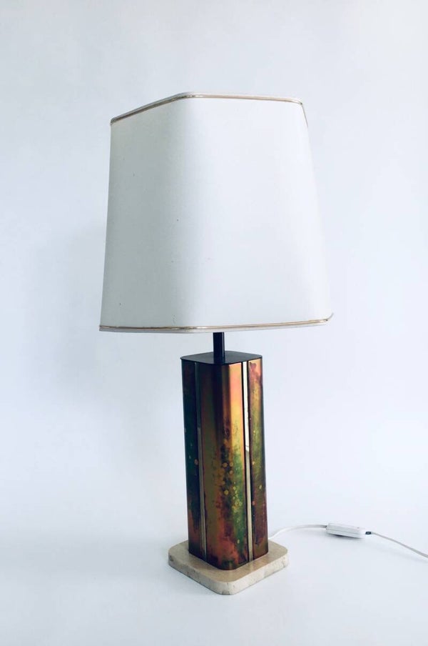 Hollywood Regency Style Design Table Lamp by Fedam, Holland 1970's