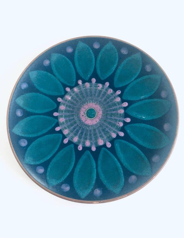 Midcentury Modern Ceramic Wall Plaque Plate 1970's Germany