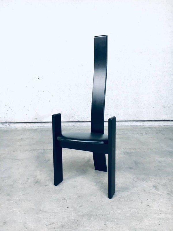 Postmodern Design 'Golem' Chair by Vico Magistretti for Poggi, Italy 1970's