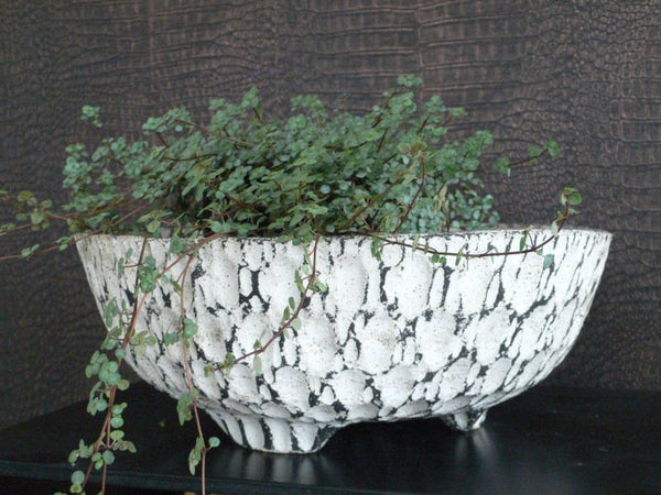 Vintage 1970's Design large Concrete Planter Plant Pot