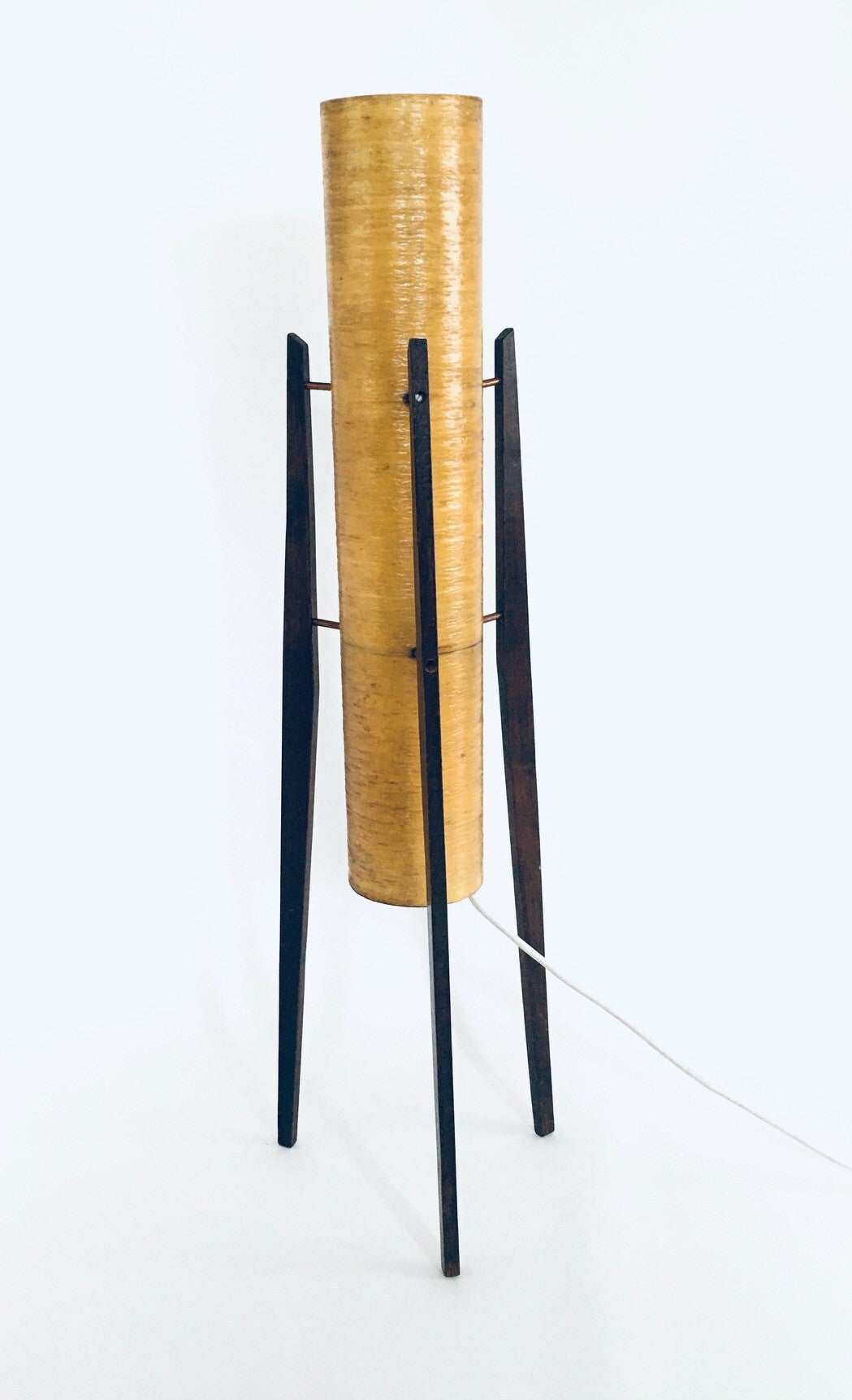 Midcentury Space Age Design Rocket Floor Lamp by Novoplast, Czechoslovakia 1950's