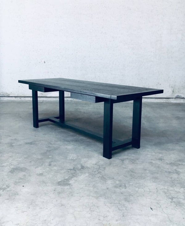 Midcentury Modern Design Dining Table / Desk by J. Batenburg for MI, Belgium 1969