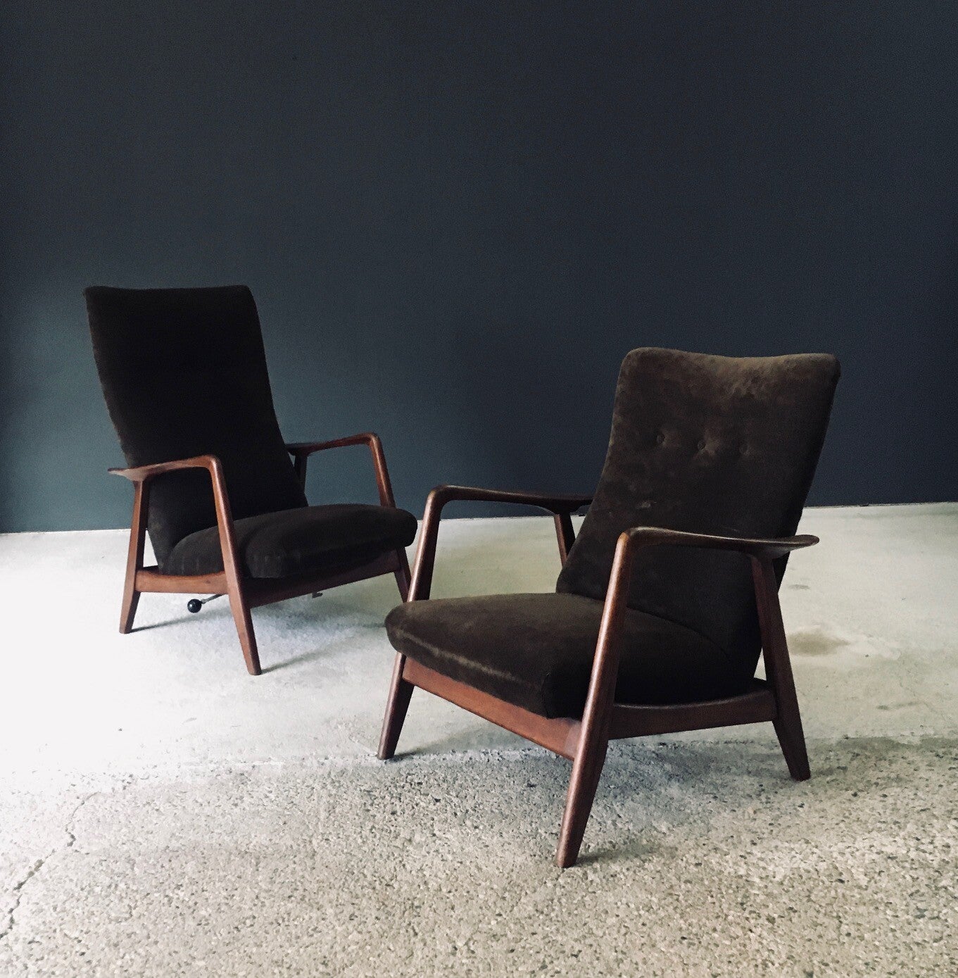 Rock Siësta Lounge Chair set by A. Relling and T. Bekken for Arnestad Bruk, Norway 1957