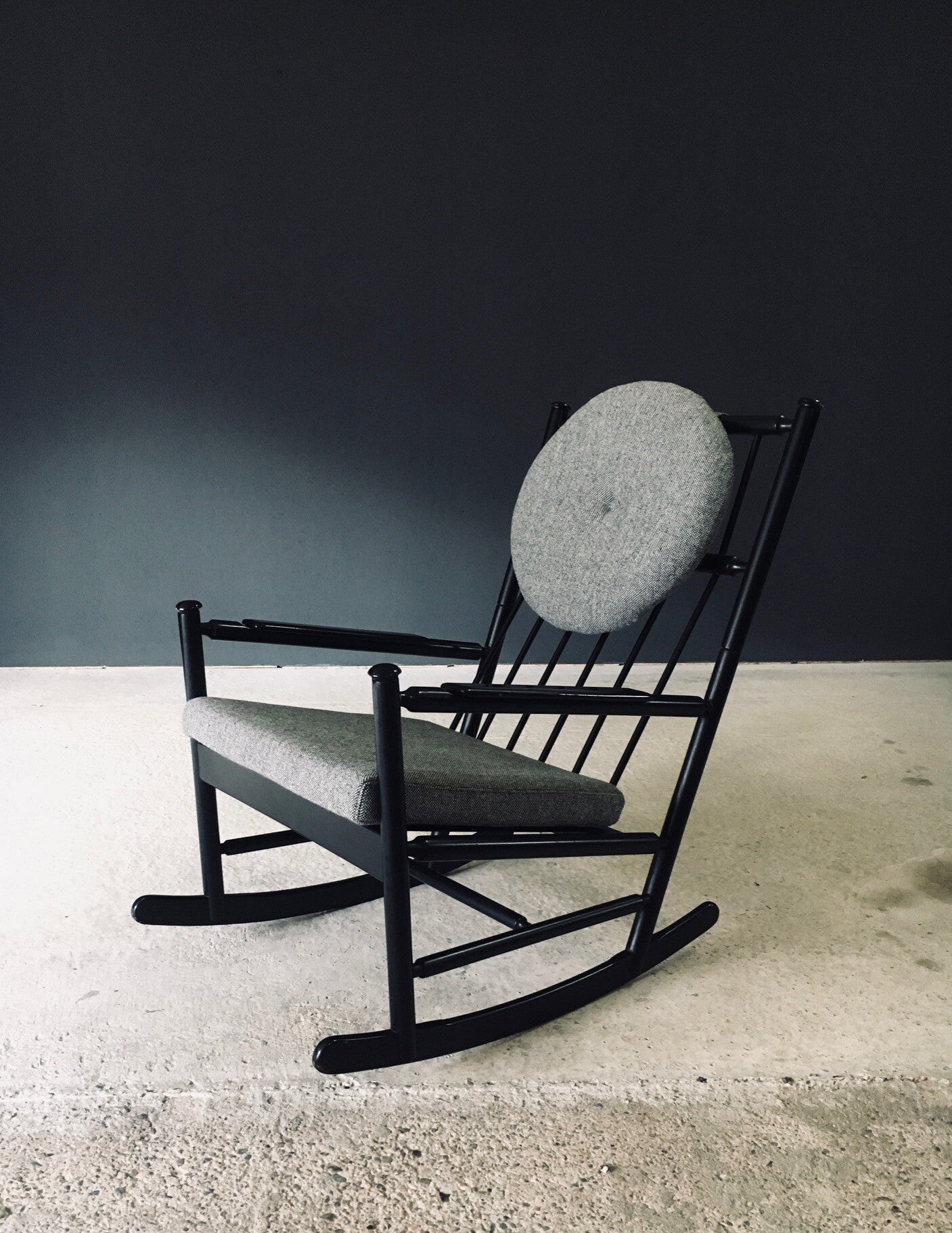 Midcentury Modern Scandinavian Design Rocking Chair, Sweden 1960's