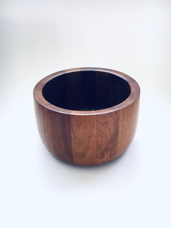 Midcentury Scandinavian Design Teak Bowl by Nissen, Denmark 1960's