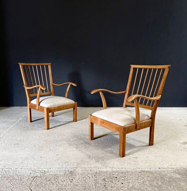 1930's Modernist Dutch Design Lounge Chairs by Bas Van Pelt