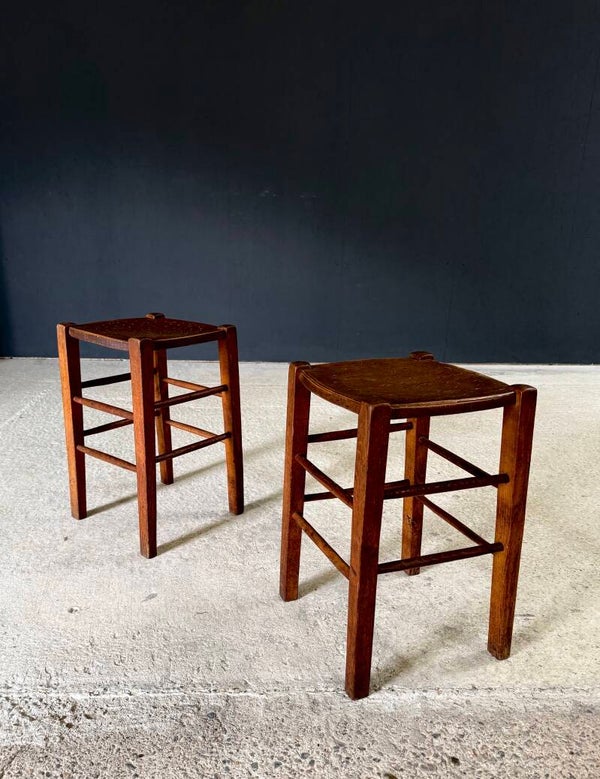 1930's French Country Bistro Stool set