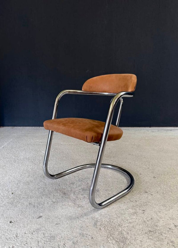 Vintage 1930's Dutch Design Cantilever Office Chair