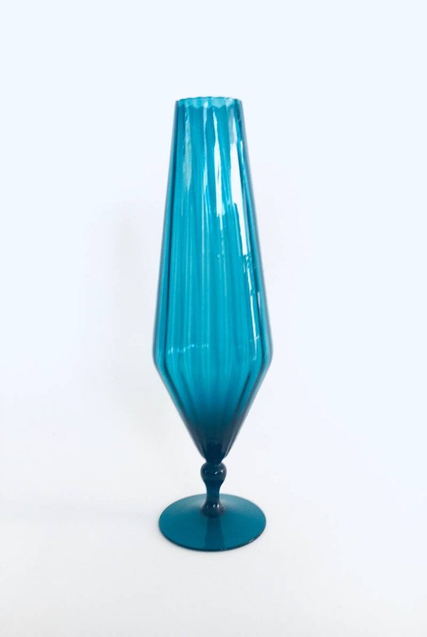 Midcentury Modern Scandinavian Design Art Glass Vase, Finland 1960's