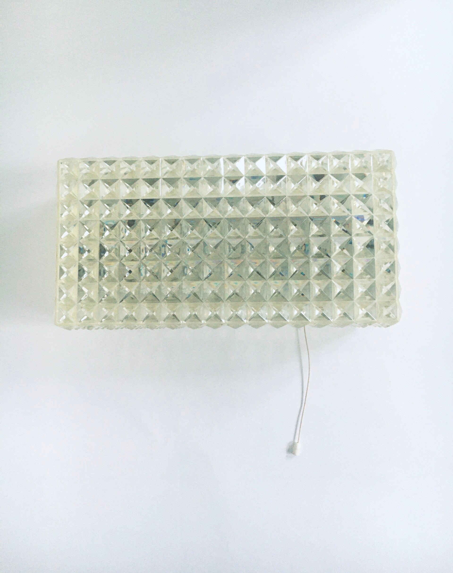 Vintage Design Plexiglass Wall Lamp by Erco Leuchten, Germany 1960's