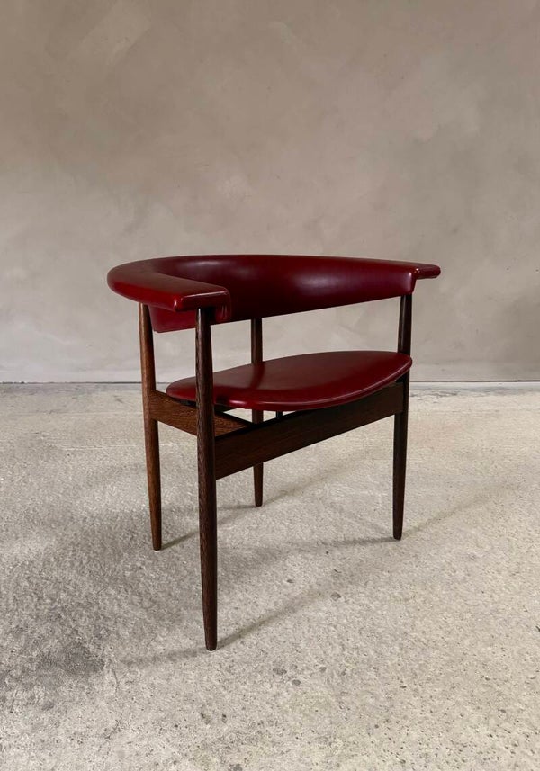 Midcentury Modern Dutch Design "Meander" Armchair by Rudolf Wolf, Netherlands 1960's