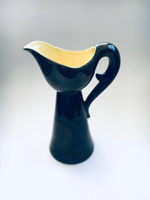 Midcentury Art Ceramic Decanter by Alexandre De Wemmel, Belgium 1950's