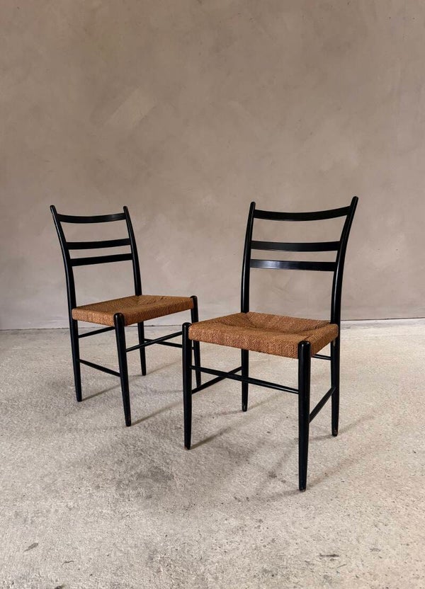 Midcentury Design Spinetto Chair set, Italy 1950's