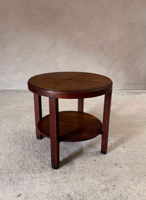Art Deco Design Two-Tier Side Table, Belgium 1930's