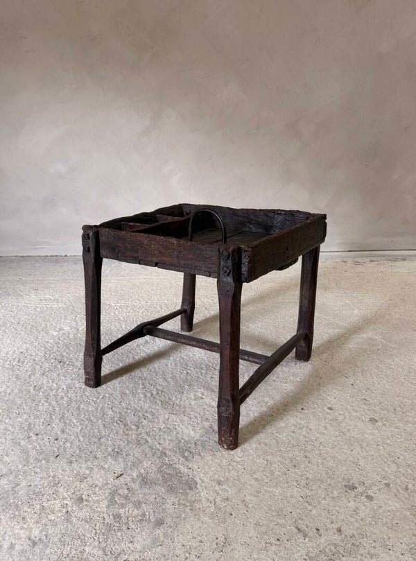 Vernacular Hand Crafted Workshop Side Table, France 1890's