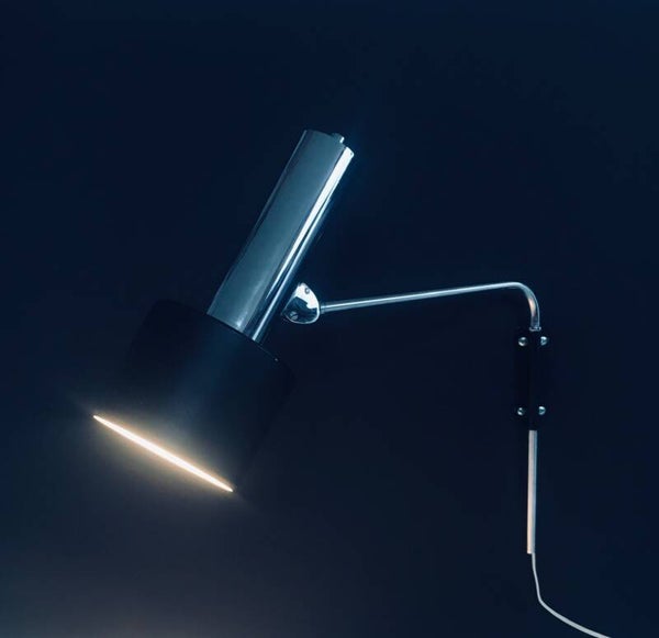 Midcentury Modern Design Elbow Wall Lamp, Germany 1960's
