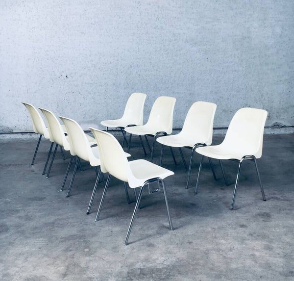 "Orly" Stacking Chairs by Bruno Pollak for Sulo, Germany 1979