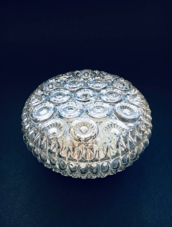 1970's S Flower Glass Wall Lamp by Massive