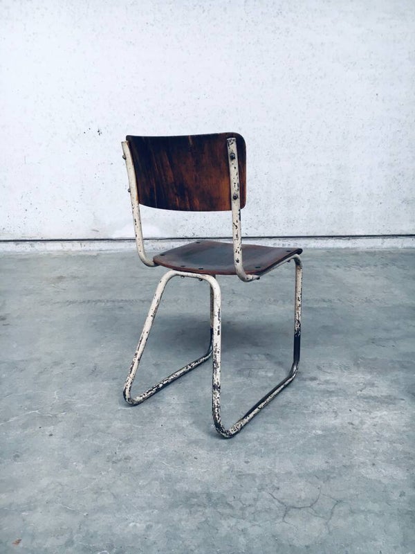Bauhaus Industrial Design School Chair, Germany 1940's