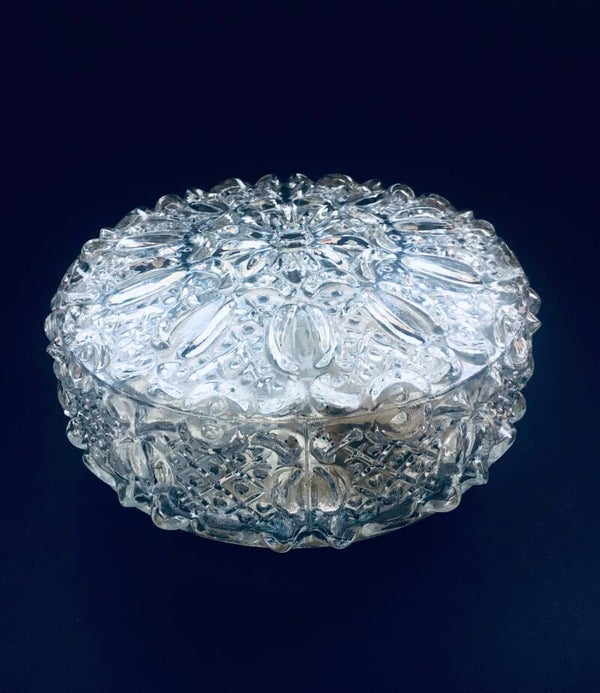 1960's Victorian Design Glass Sconce Wall Lamp