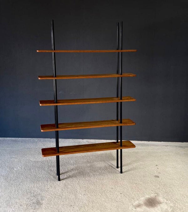 MCM Dutch Design Stick Shelving Unit by W. Lutjens, Netherlands 1960's