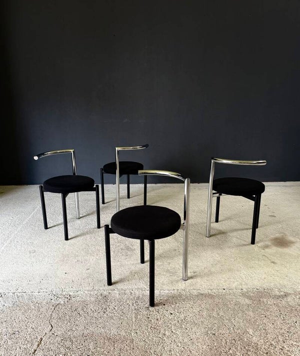 Postmodern Design Dining Chair set, Italy 1980's