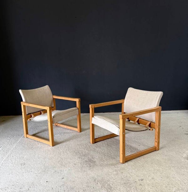 "Diana" Safari Chair set by Karin Möbring for Ikea, 1990's