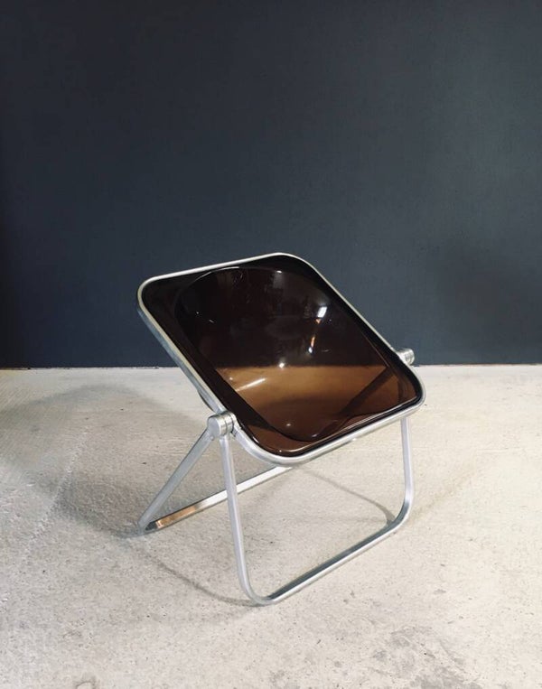Midcentury Modern Design PLONA Chair by Giancarlo Piretti for Castelli, Italy 1970's