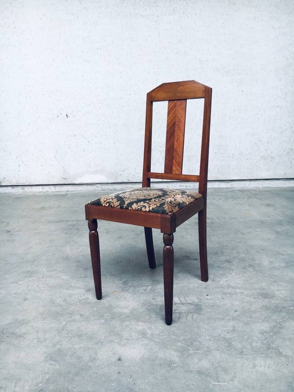 Dutch Modern Haagsche School Dining Chair, 1930's Netherlands