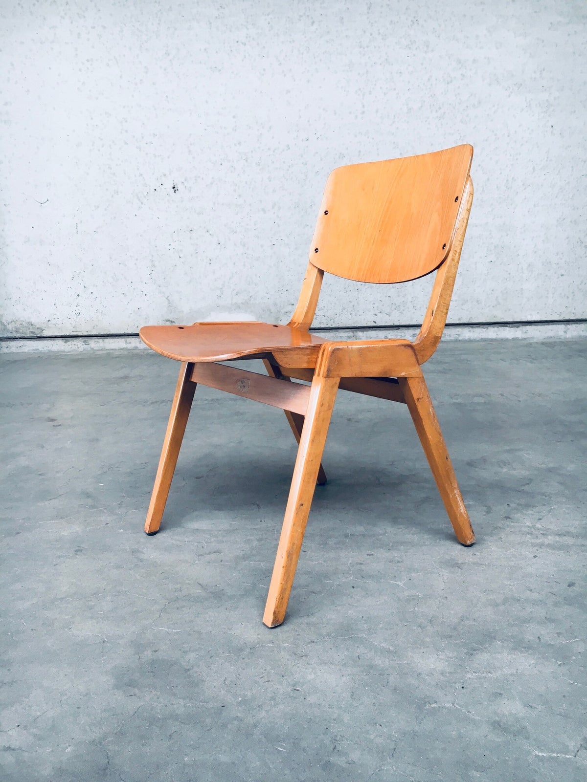 Midcentury Modern Design Stacking Chair by Thonet, Germany 1960's