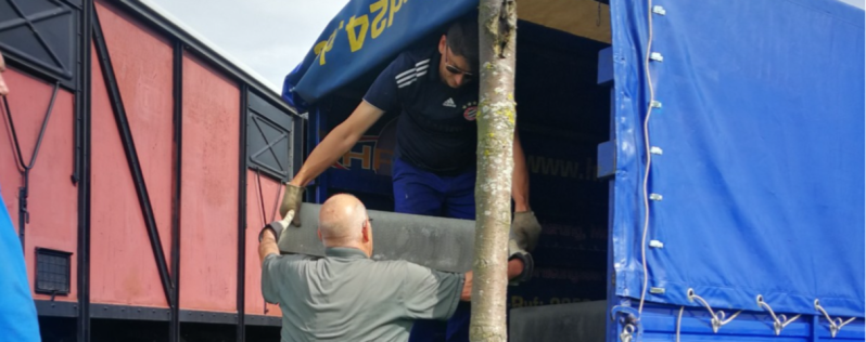 Bild des Bautags - Erinnerungsstätte Eisenbahnfreunde Vaterstetten 