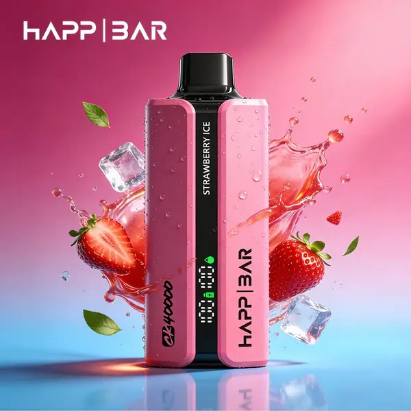HAPP BAR CK 40000 STRAWBERRY ICE