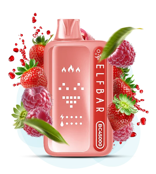 ELF BAR BC 45000 - RED RASPBERRY STRAWBERRY