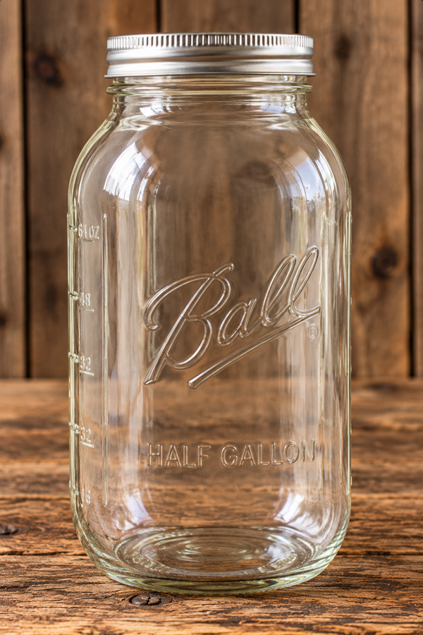 Glass Half Gallon Jar