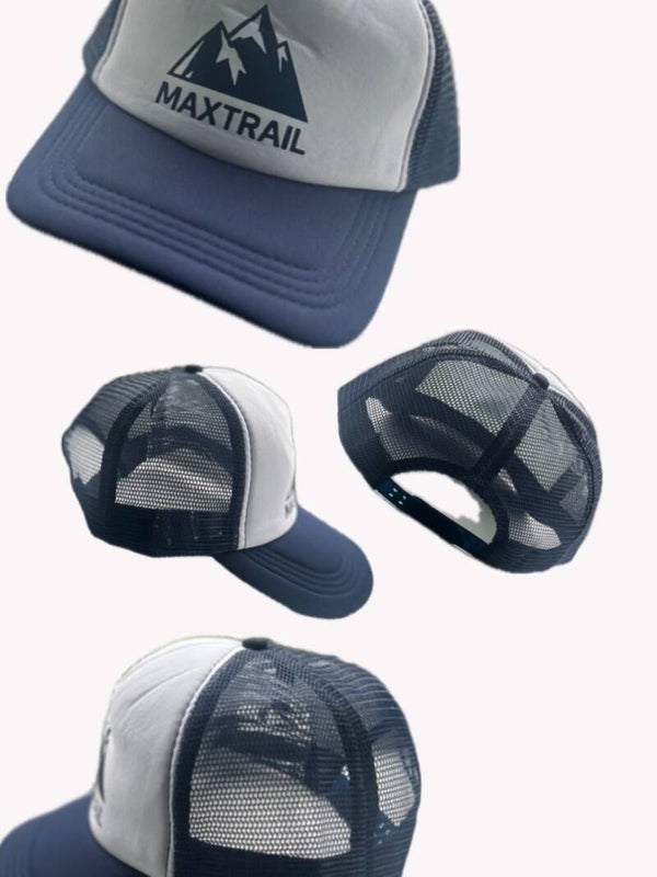 Navy/White Maxtrail Mesh Trucker Cap