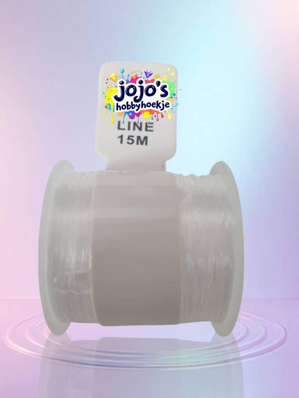 Elastisch Draad (Wit) – Perfect voor DIY Armbanden en Kettingen