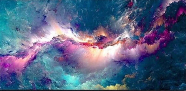 Diamond painting kunst 100x50cm