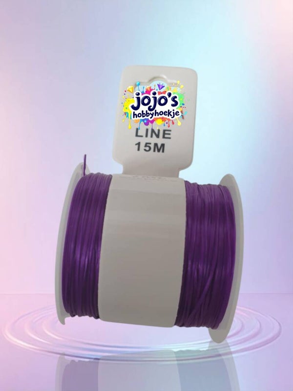 Elastisch Draad (Paars) – Perfect voor DIY Armbanden en Kettingen