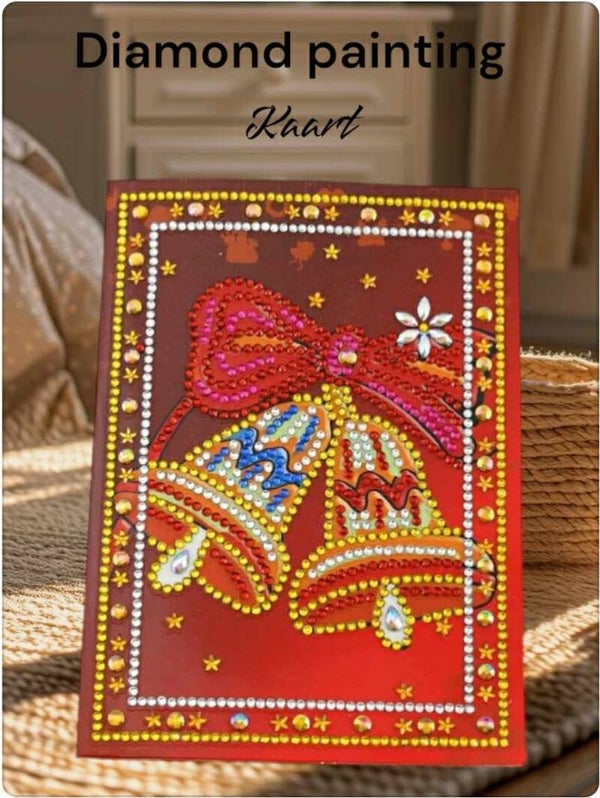 Diamond painting kerstkaart