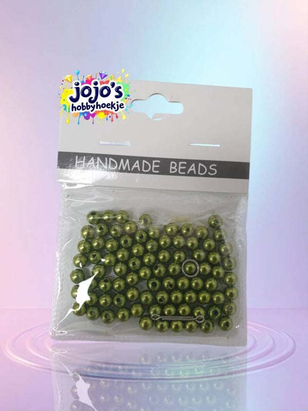 Lime Groen Acrylkralen